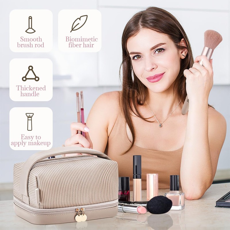 Make up brush set, 5 make-up brushes for every make-up