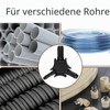 Calibrator Composite Pipe Deburring Plastic - 3-in-1 Tool Multilayer Composite