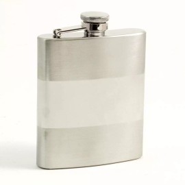 Undisclosed Bey-Berk Model FS108B Stainless Steel Mirror & Satinized Finish Steel Flask