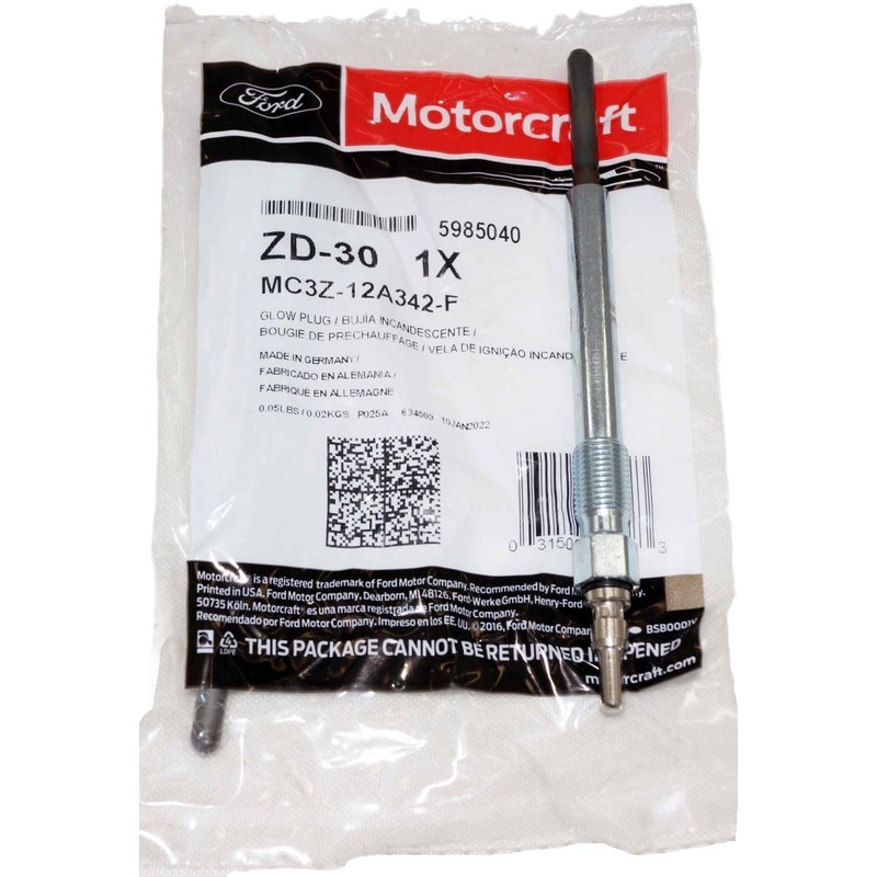 8 PC Motorcraft ZD-11 F4TZ-12A342-BA Glow Plugs 1995-2003 Ford 7.3