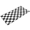 ANCLLO 2pcs Black And White Checkered Tablecloth Party Rectangular Tablecloth