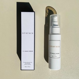 uraraca Q10 Basic Cream 1.8 oz (50 g) Natural Ceramide Formulation, Highly Moisturizing, Mitochondrial Approach, Blue Light Protection, Coenzyme