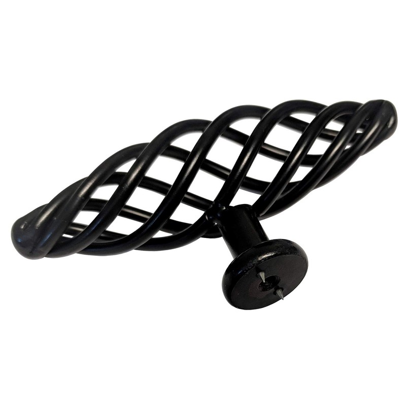 3 Pack Black Oval Bird Cage Birdcage Birds Nest Twist