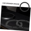 SEWACC 2pcs Car Speaker Spacer Rings Adapter Durable Speaker Mounting