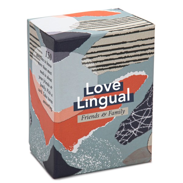 Love Lingual: Friends & Family - Better Language for Better Love - 150 Conversation Starter Questions and Icebreakers - Relationship and Team Building Card Game