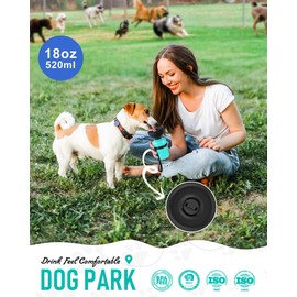 Lesotc Lesotc Dog Water Bottle, Portable Dog Water Dispenser, Leak Proof Dog Travel Water Bottle, Squeeze Pet Water Bottle for Walking On The Go, Dog Hiking Accessories for Outdoor Walking, Hiking, Travel