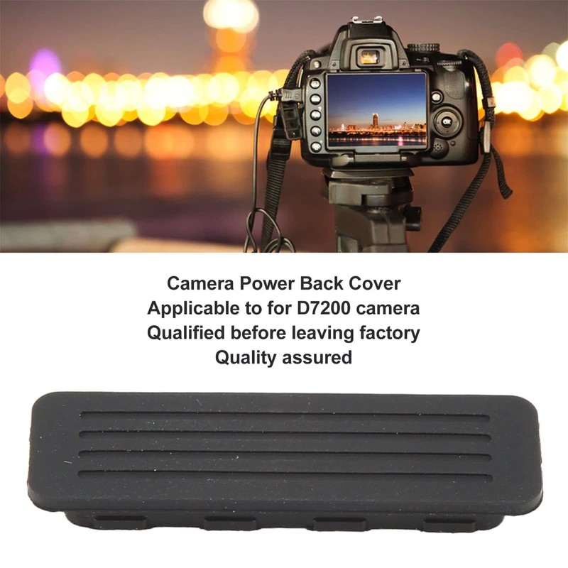Camera Bottom Rubber Cover Cap Power Back Cover for D7200,