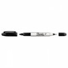 Twin-Tip Permanent Marker, Fine/Ultra Fine Point, Black
