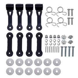 Haiouus 42-555 Latch Assemblies with Hook Compatible with Craftsman 109808X Chute Latch 532109808X 160793 for Husqvarna 532160793 160793 723-0383 532109808