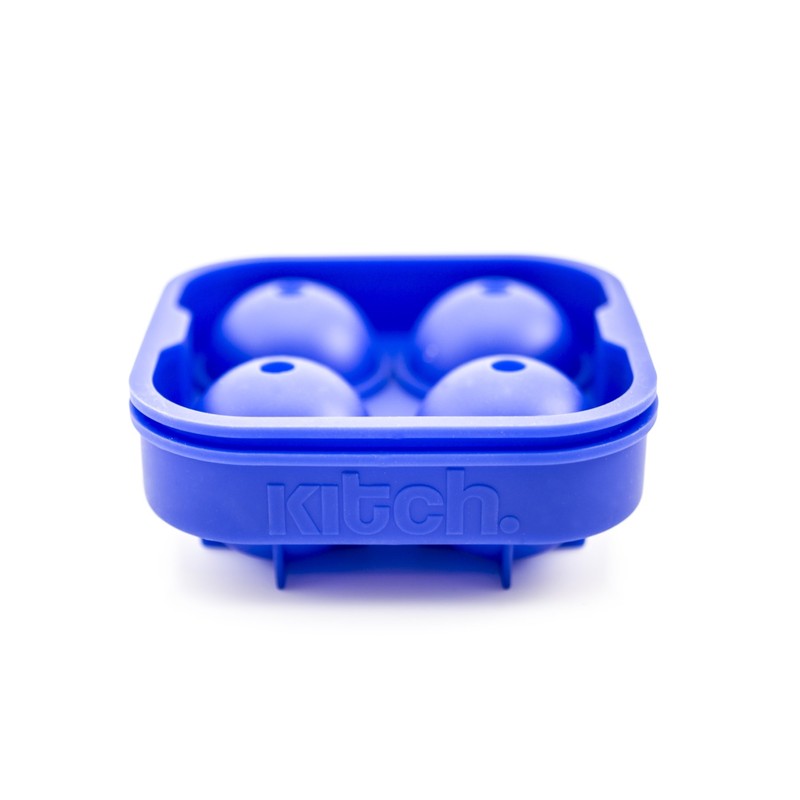 Kitch Ice Ball Maker Mold - Flexible Silicone Ice Tray