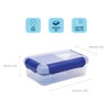 Smash Bento Lunch Box, Blue, 1.6 Liter Capacity