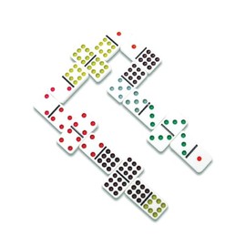 Novelty Corp - Domino Puntos Doble 9, Juego de Mesa, Máxima Calidad, Juegos Clásicos y Tradicionales, 55 Fichas de Domino
