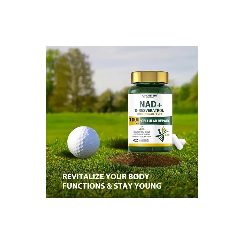 Vantein Suplemento Nad+ 1000mg 120 Cápsulas Precursor Nmn