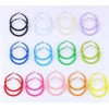 80s Hoop Earrings Colorful Hoop Earrings Large Retro Exaggerated Round