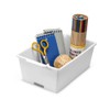madesmart cubeta Profundo clásico pequeño, Color Blanco, colección clásica, Resistente,