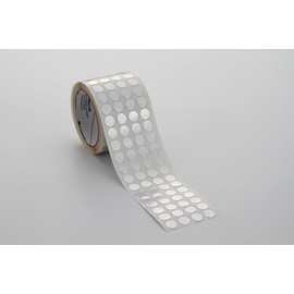 Caplugs AF024MM - AF-SH Series - Aluminum Foil Discs, Silver Aluminum Tape, Disc Diameter 0.945", 500 per Roll, Masking, Electroplating, Painting, Chemical Resistant, Thermally Conductive