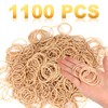 1100Pcs Rubber Bands Size #16 Rubberbands Light Brown Elastics Rubber