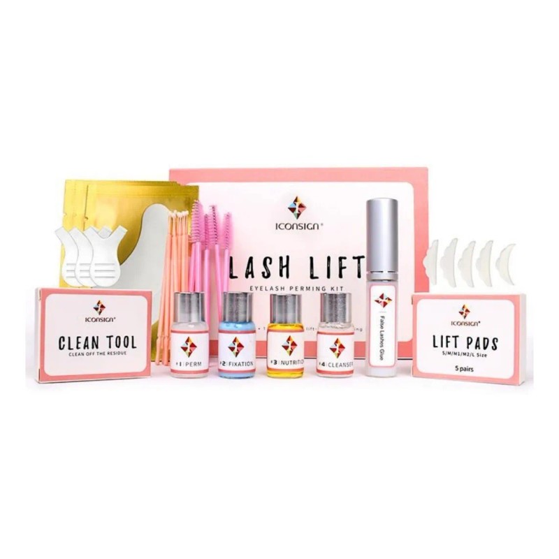 Rizado De Pestañas Lash Lifting Iconsign El Kit + Completo