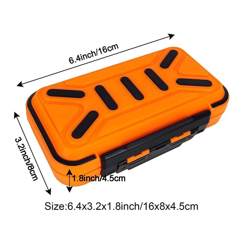 Aventik Waterproof Fishing Tackle Box Lures Hooks Bait Storage Case
