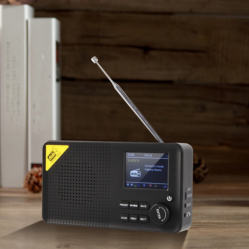 Portable Home DAB+ Digital Radio DAB Radio Lightweight Rechargeable Home