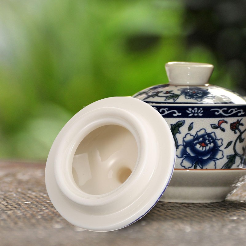 Luxshiny Ceramic Tea Pot Lid Replacement Cover 1.77 Inch Diameter