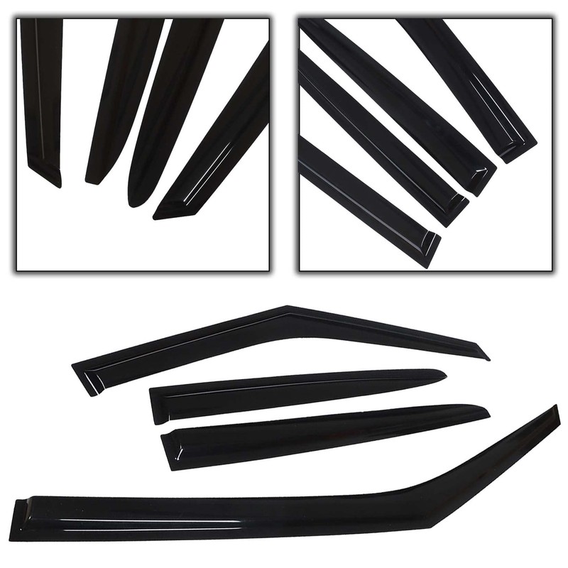 SEBLAFF Side Window Visors Vent Shade Sun Wind Rain Guards