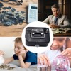 Small Cash Box, Small Safe, Cash Box with 2 Keys,