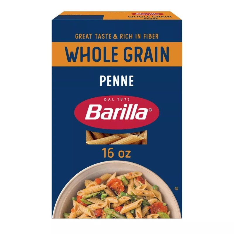 Barilla Whole Grain Penne Pasta 100% Whole Wheat 16 oz.