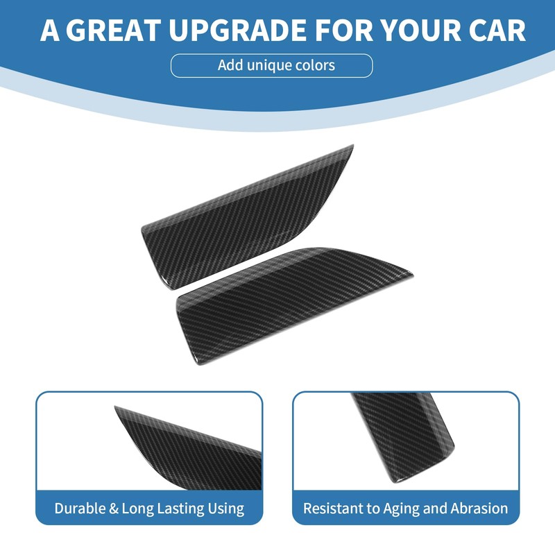 PDKLIN for Silverado Rear Door Panel Trim Cover for Chevy