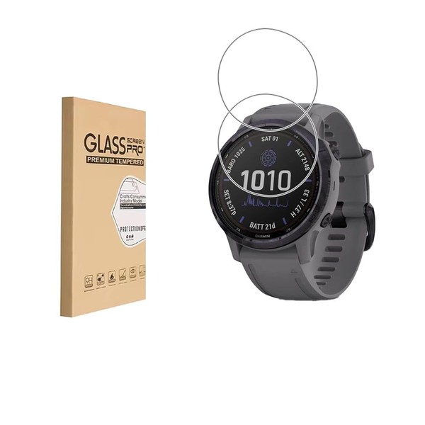 [2 Pack] Screen Protector Compatible with Garmin Fenix 6S/6S Pro,