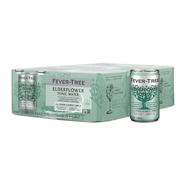 Fever-Tree Fever-Tree Elderflower Tonic Water - Premium Quality Mixer -