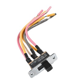 HQRP 6-Pin Ceiling Fan Slide Reverse Switch Compatible with Zing Ear ZE-209-22, SL13B, Canal SL13B-022, Well Tec DR74, Sun-Lite J-301, Shine Top LS-101H, UL Listed