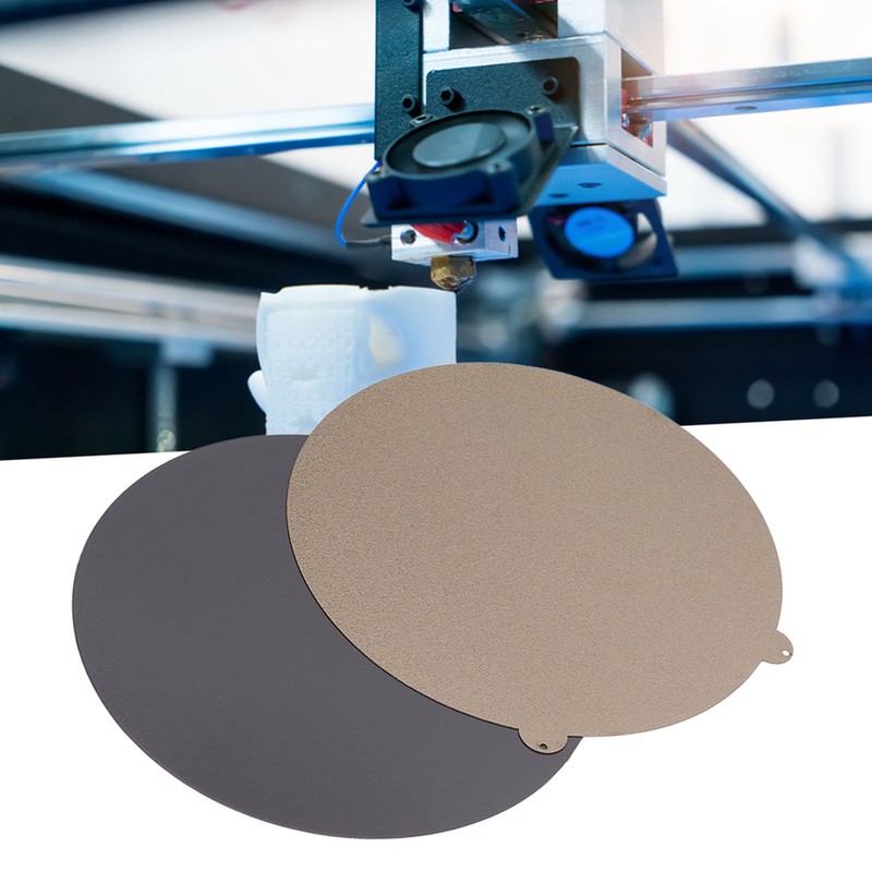 Round Textured Flexible Spring Steel Plate with Magnetic Base Double