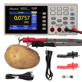 ADM1041 Digital Multimeter Multiple Test Functions Support DC/AC Voltage Current 55,000 Counts Support True RMS DMM