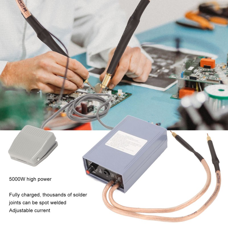 Mini Portable Spot Welder 5000W High Power Adjustable Spot Welding