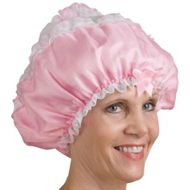 EasyComforts Satiny Sleep Cap Pink