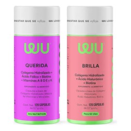 Kit Bella | Querida + Brilla | Wu | Colágeno + Biotina Sabor N/A