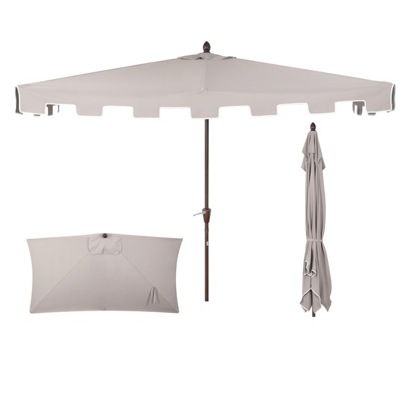JONATHAN Y UMB1200A Sidney 9 ft. Classic MidCentury Rectangular Half