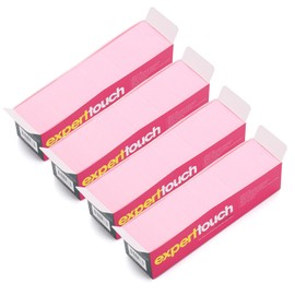 Lint Free Nail Wipes Pink Nail Art Gel Polish Remover Cotton Pads 4 Boxes (1300 Pieces)