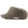 Yixda Unisex Vintage Military Army Flat Cap Adjustable Baseball Cap