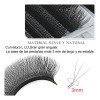 Blister Nagaraku Extensiones De Pestañas 3d W Shape L/lu Mix