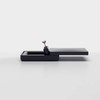 MONOLIX Slim Engagement Ring Box, Thin Unique Sliding Lid, Elegant