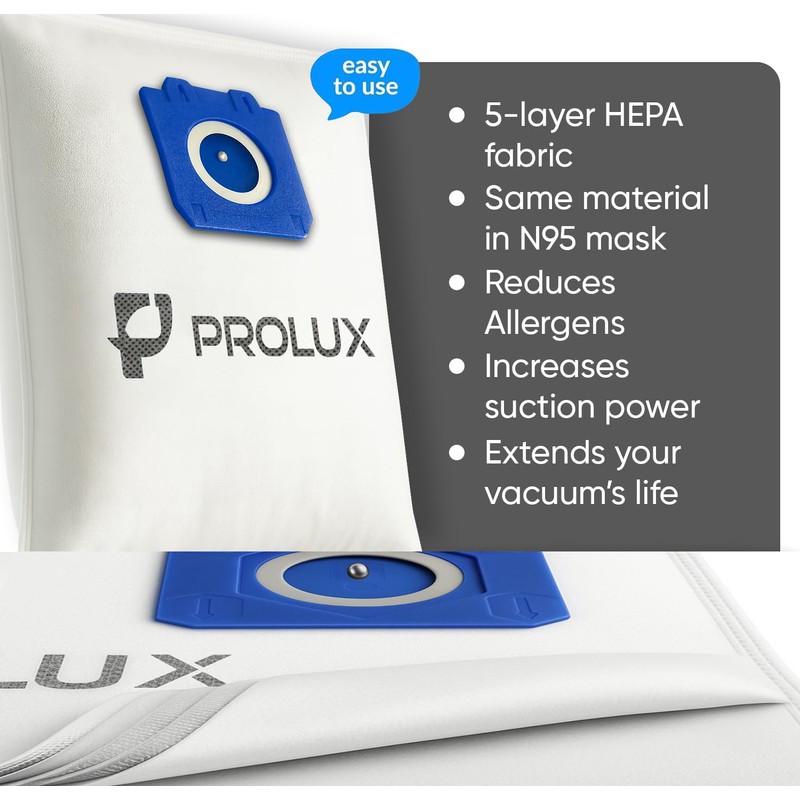 6 pack of HEPA bags and 2 post Filters for