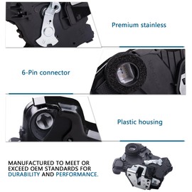 Right Front Door Lock Actuator Motor Compatible with Scion tC xB xD, Tundra, Camry Lexus RX350 RX450h, Rav4 -Replaces 69030