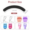Pack of 50 Eyelash Curler Rubber Pads with Transparent Storage