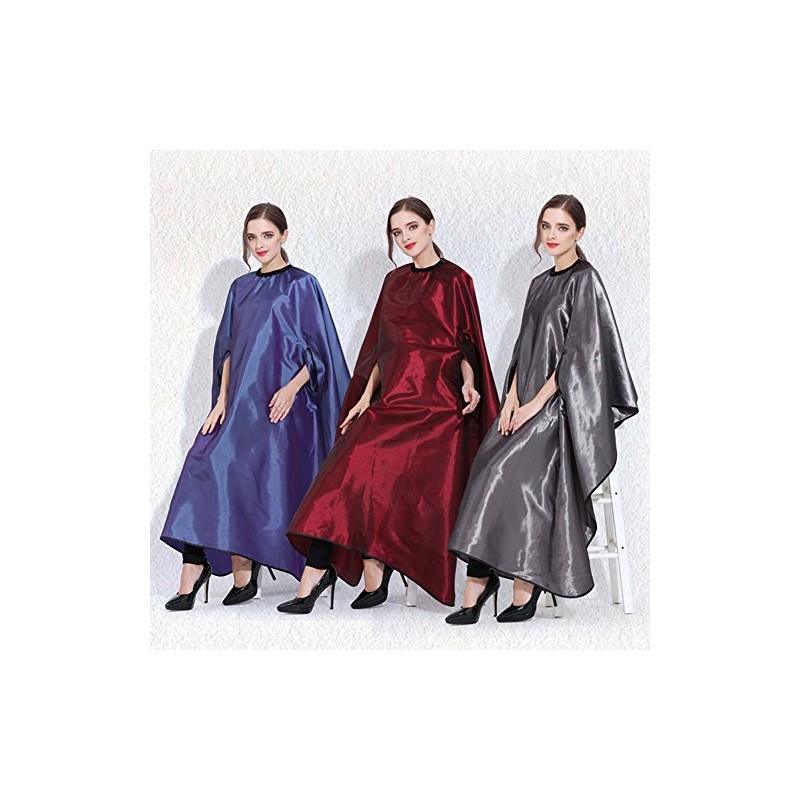 Waterproof Apron Salons Shoulder Barber Gown Cape Haircut, A