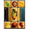 Nostalgic Art 83006 Quality, Magnet Late Vintage Fruits 9-Piece Set