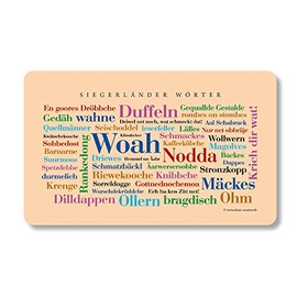 Breakfast Board with German Text 'Siegerländer' Design