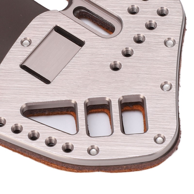 Leather Archery Finger Tab Protect Guard Recurve Bow Protector Shooting