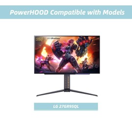 PowerHOOD 19V AC/DC Adapter Compatible with LG ‎27GS95QE 27GR95QE-B 27GR95QL 27" Ultragear OLED Gaming Monitor ADS-120QL-19A-3 190110E MS-Z5790R190-110D0-E 19 Volt Power Supply Cord Charger Cable PSU